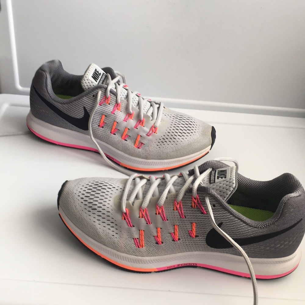 Nike Zoom Pegasus 33 knitted athletic sneakers - Picture 4 of 8